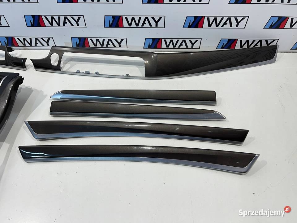 BMW F10 F11 LISTWY OZDOBNE WEWNĘTRZNE DEKORY Osłony i zaślepki