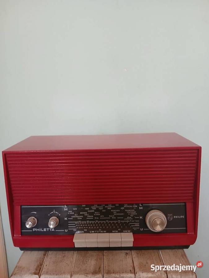 Radio lampowe firmy Philips Pchiletta