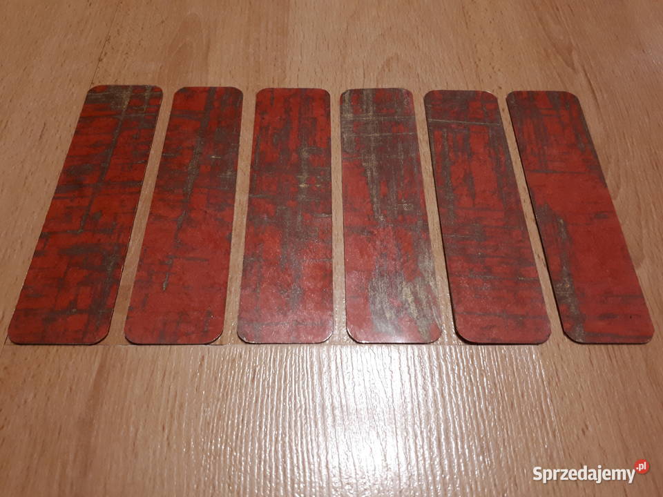 Zakładki do książek czerwone NA SZTUKI Rybnik