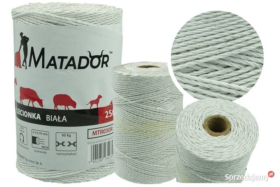 Pastuch elektryczny DRUT plecionka TAŚMA mazowieckie Cieśle