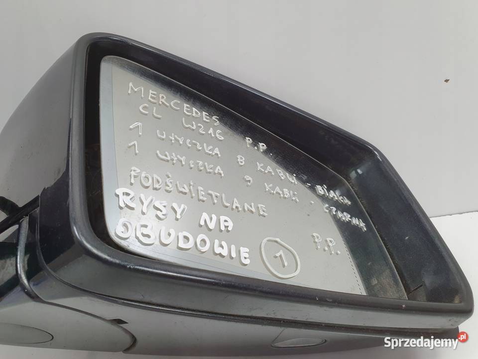 PRAWE LUSTERKO Mercedes CL C216 W216 LIFT 1013r osobowe Chełm sprzedam