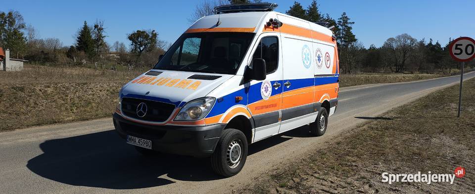 4x4 ambulans Mercedes Sprinter 315cdi nosze Biskupiec sprzedam