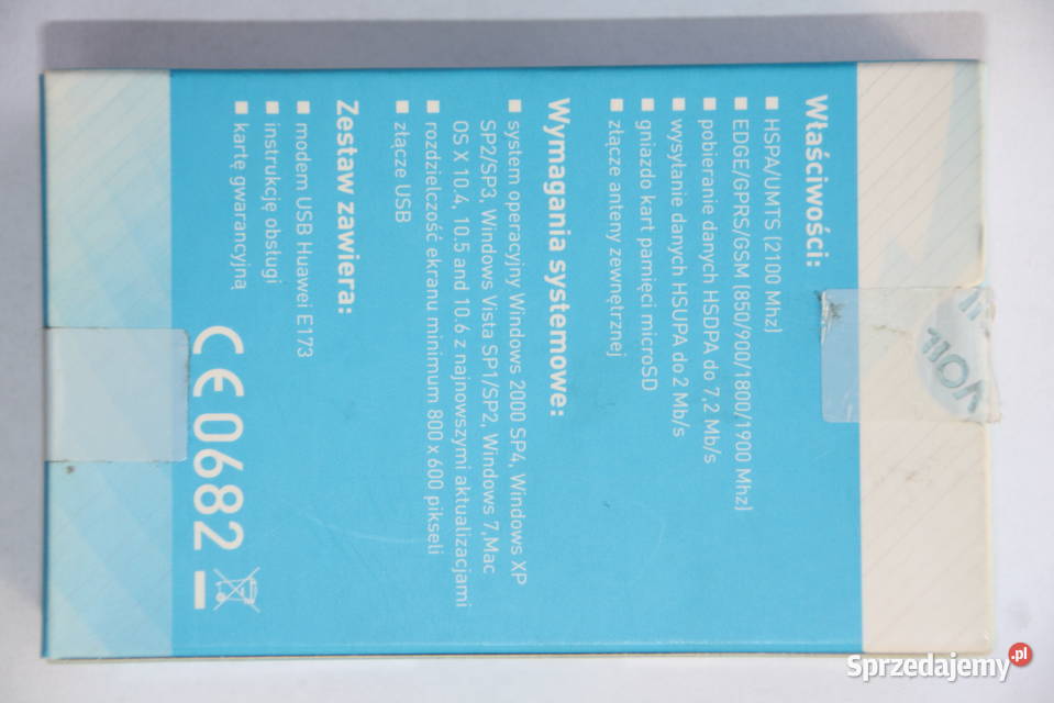 Modem bezprzewodowy GSM Huawei E173 3G UMTS pod Siepraw