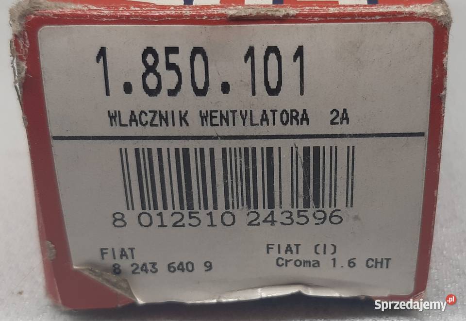 WŁĄCZNIK WENTYLATORA LANCIA DELTA FIAT CROMA Mielęcin