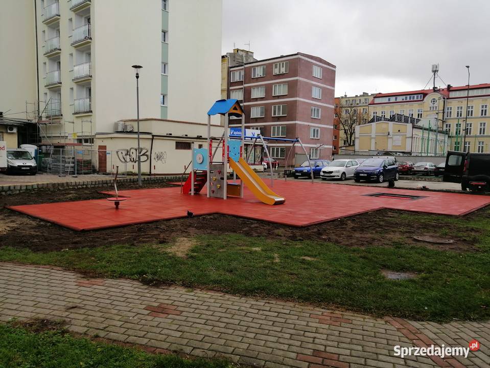 Bezpieczna nawierzchnia płyty gumowe sbr Architektura ogrodowa Kraków