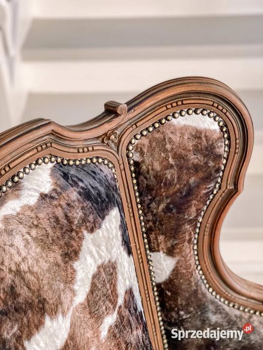 Fotel uszak berżeratkanina krowa Częstochowa