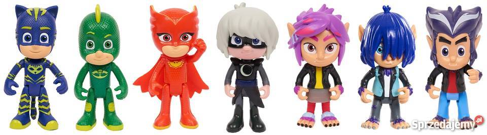 Pidżamersi PJ Masks Figurki Zestaw Deluxe 14el Mogilany