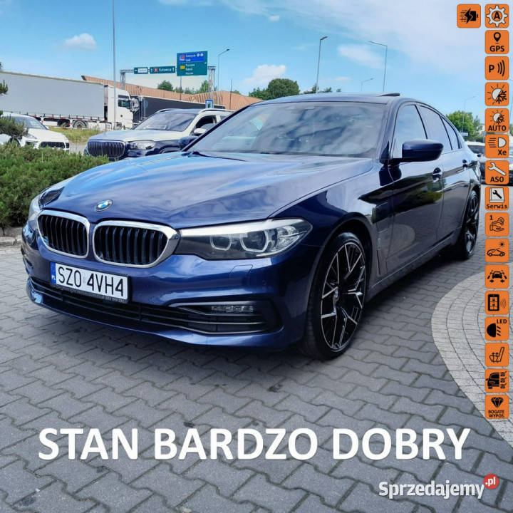 BMW 530 hybryda navi kamera led podgrz fot kier gniazdo USB śląskie Żory