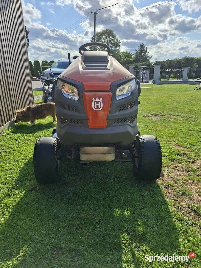Kosiarka traktorek husqvarna tc142 serwisowana1 Tuchola sprzedam