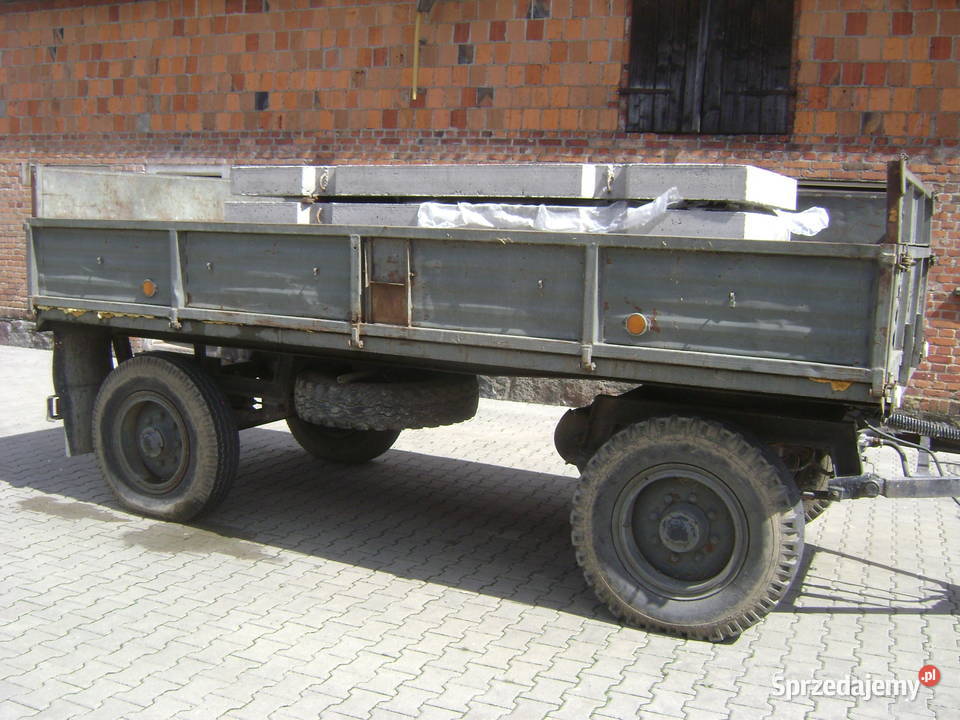 Sprzedam przyczep D 50 zarejestrowana 6 tonowa Krotoszyn