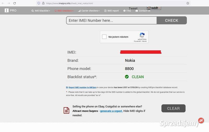 Nokia 8800 Gold 24k ochrona danych i rozmów Aleksandrów Łódzki
