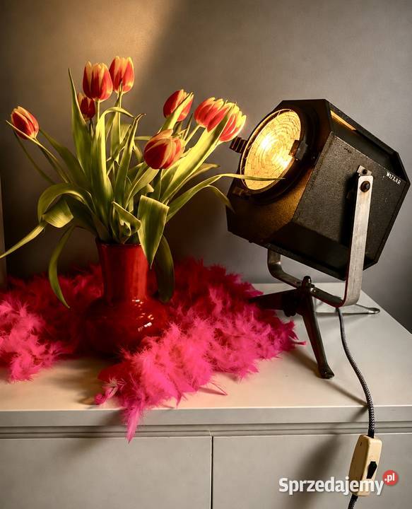 Loft Vintage lampa teatralna z ubiegłego wielkopolskie Poznań