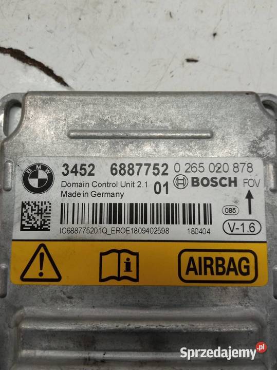 SENSOR AIRBAG 0265020878 Bmw Seria 3 VI 2012 F30