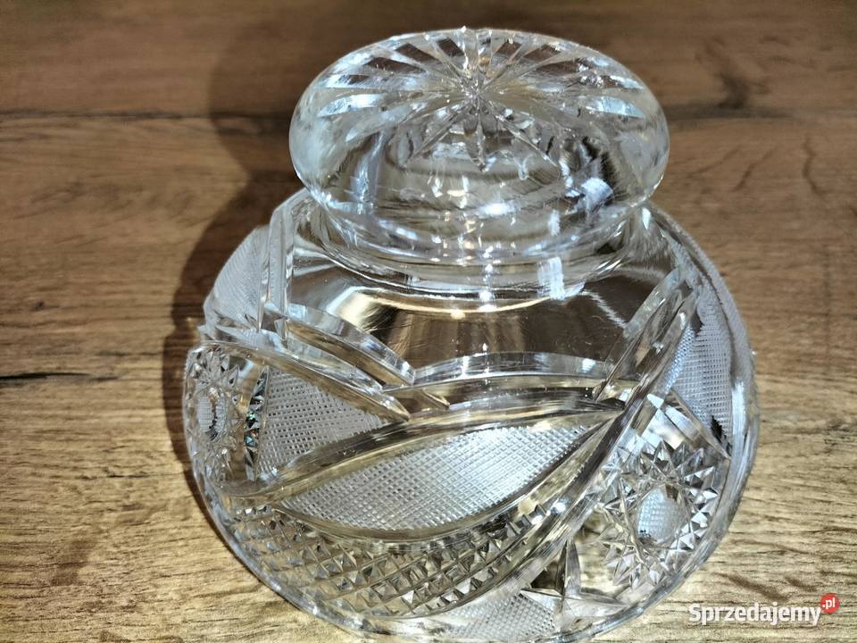 ORYGINALNA PIĘKNA ZABYTKOWA KRYSZTAŁOWA owocarka Wrocław sprzedam