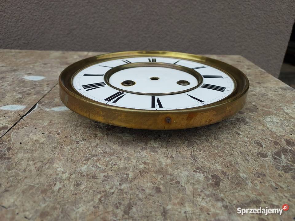 802 Tarcza 185 starego zegara tzw porcelanka Tczew