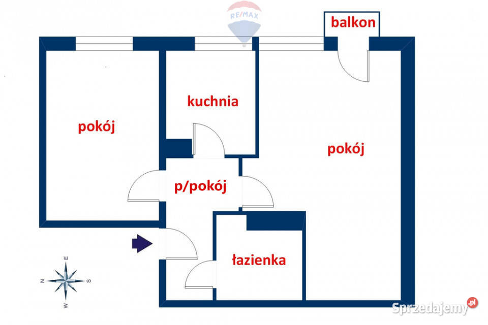 Babci 2 pok z balkonem BielanyŻoliborz 38m2