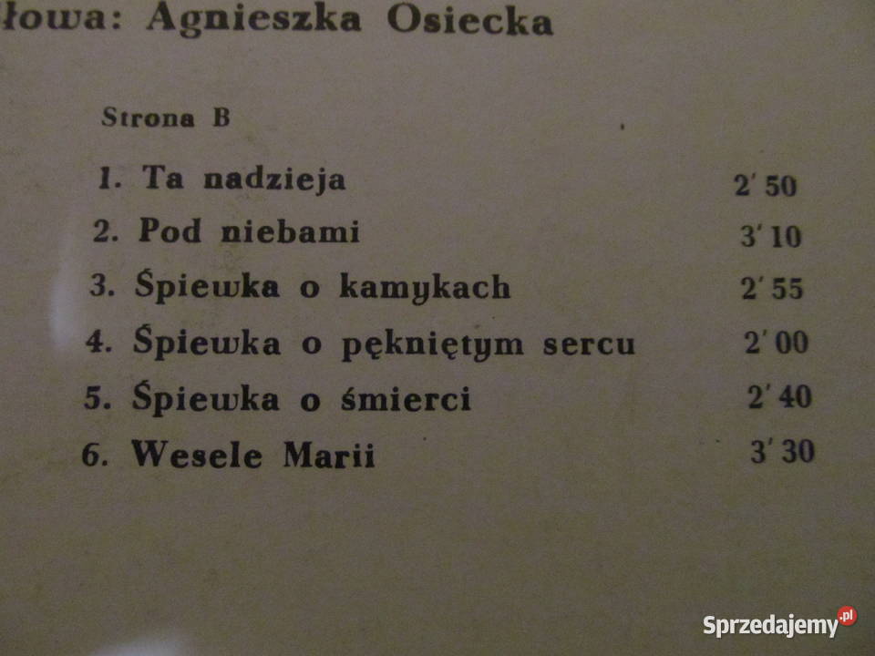 Seweryn Krajewski strofki na gitarę płyta winyl Lublin