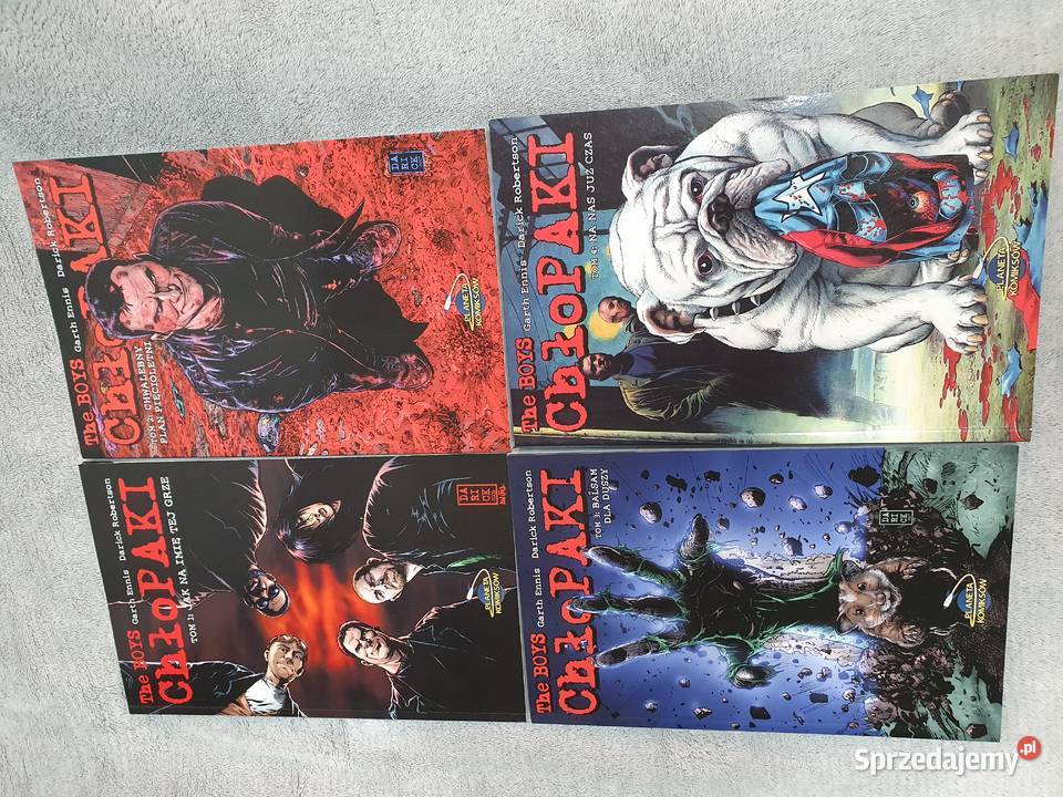 Chłopaki The Boys zestaw 4 komiksów Gdynia