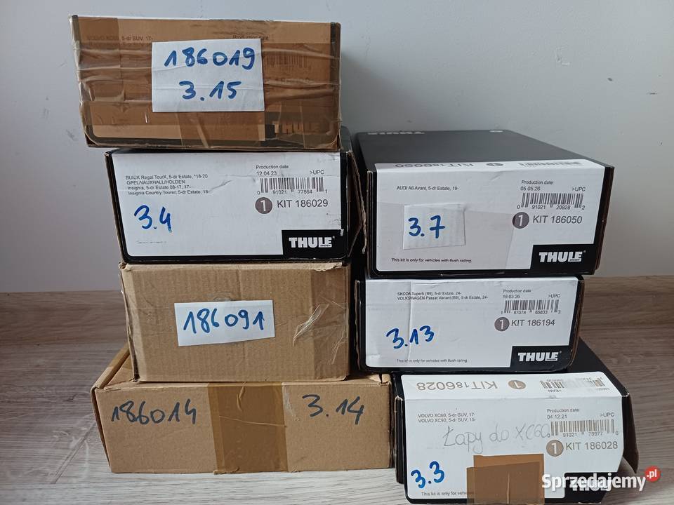 KITy dopasowujące do Thule FlushRail 7106 Opole