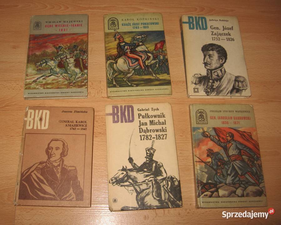 BKD 6 Poniatowski Dąbrowski Zajączek Kniaziewicz militaria, broń, wojskowość Książki naukowe i popularnonaukowe Kraków sprzedam