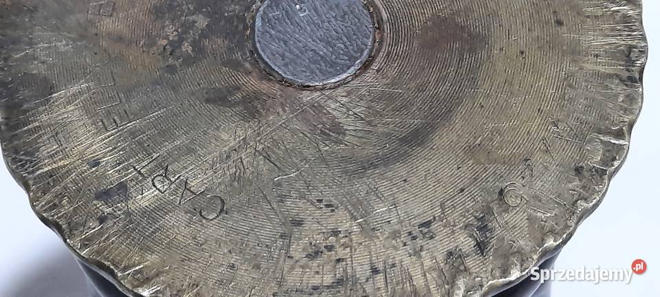 sztuka okopowa łuska z mosiądzu Militaria Warszawa