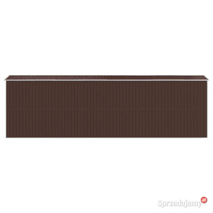 Szopa ogrodowa ciemny brąz 192x689x223 stal Pozostałe Warszawa