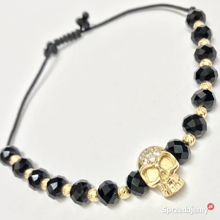 Złota BRANSOLETKA męska 585 14K miękka z mazowieckie Warszawa