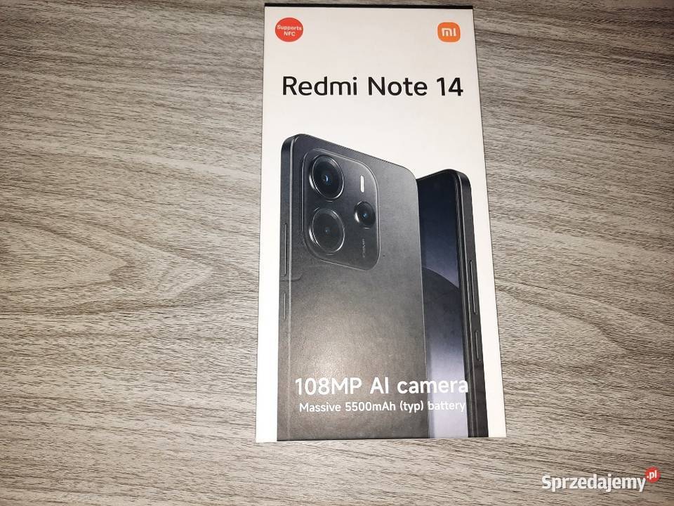 Nowy TELEFON REDMI NOTE 14 8256GB Wrocław