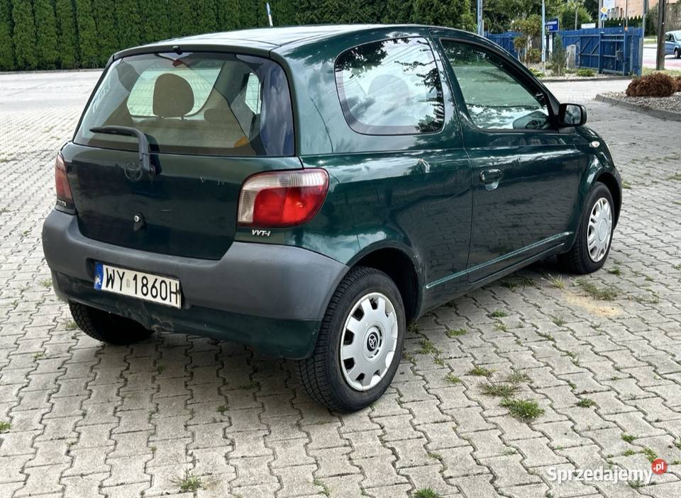 Toyota Yaris 11 Vti Benzyna 2002r manualna Ostrów Mazowiecka sprzedam