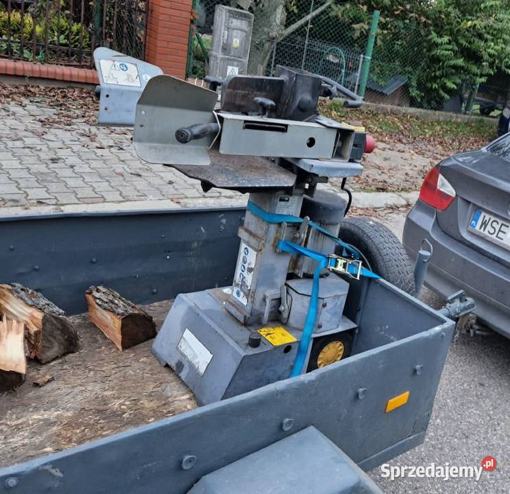 Łupanie drewna łuparką hydrauliczną mazowieckie sprzedam