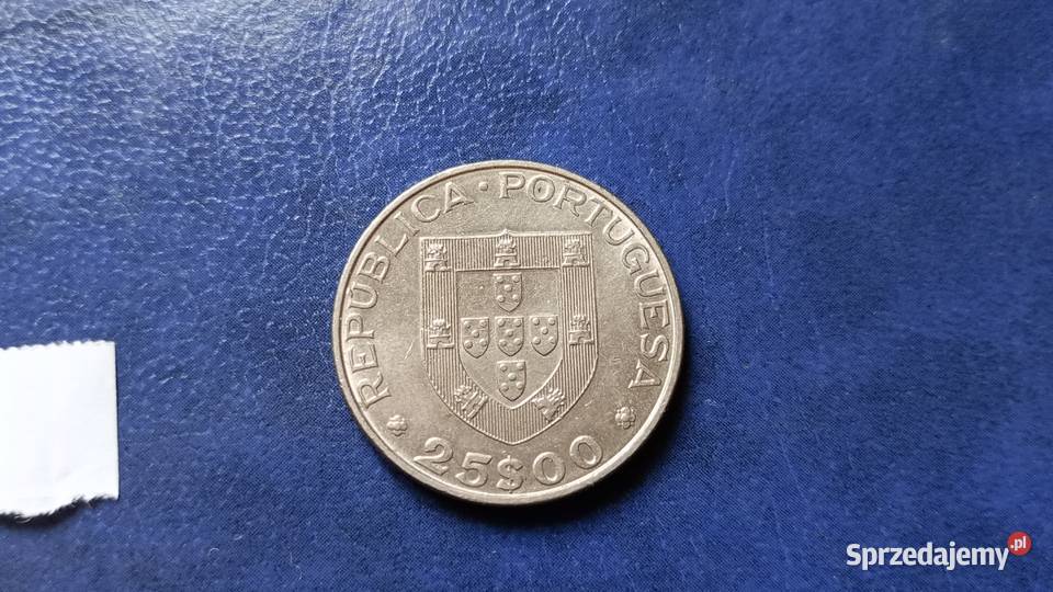 Stare monety 25 eskudo 1986 Portugalia podkarpackie Lesko