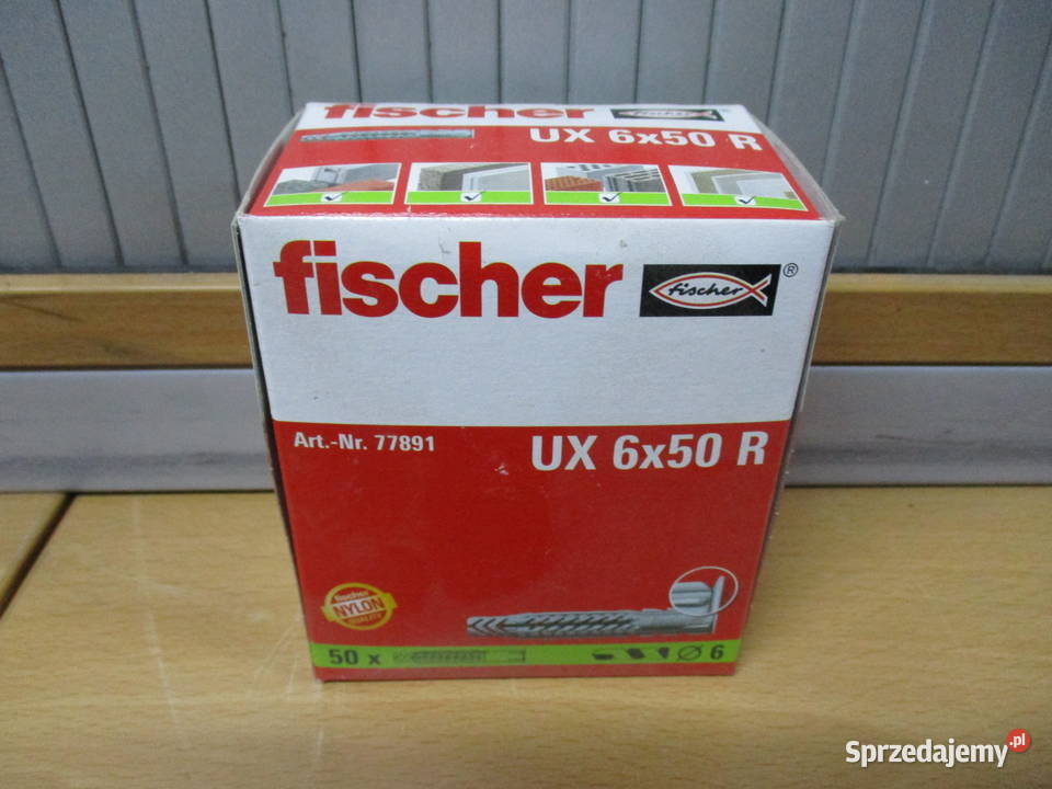 Kołek uniwersalny Fischer UX6X50 R art nr 77891 art nr 72095