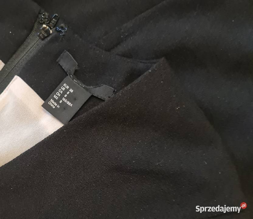Sukienka damska czerń HM 38M Rozmiar 38(M) Łódź sprzedam