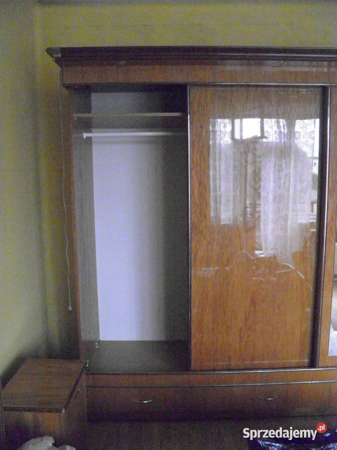 szafa 3 drzwiowa z lustrem połysk Sosnowiec