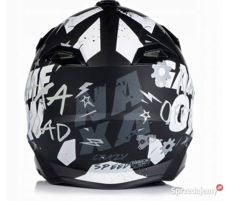 NAXA C9 KASK MOTOCYKLOWY CROSS QUAD ATV M