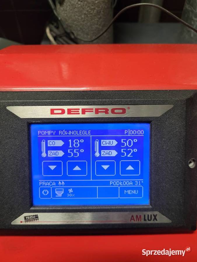 Piec Defro AKM II 17 KW z podajnikiem na cześci Giełczyn