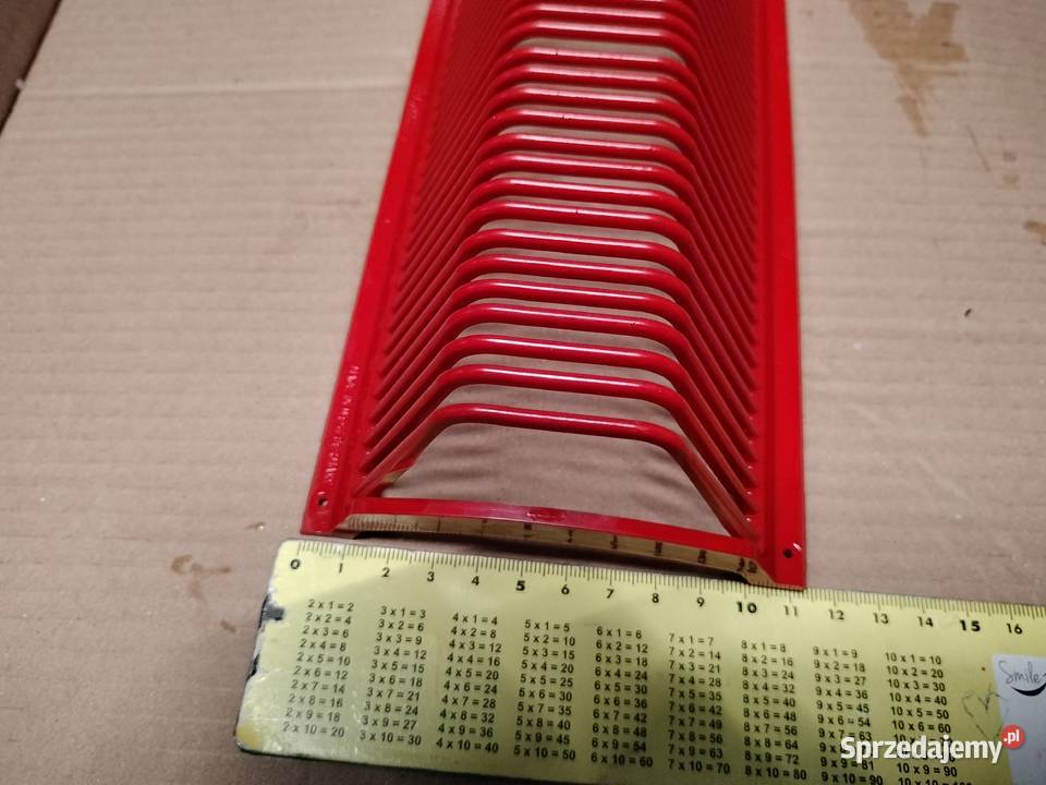 Stary plastykowy stojaczek na płyty zachodniopomorskie Choszczno