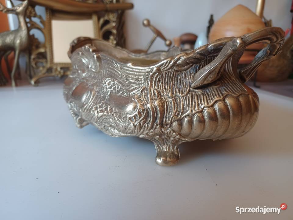 Piękna mosiężna żardiniera Poznań sprzedam