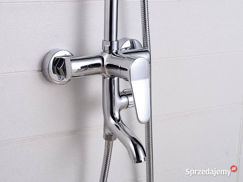 Zestaw prysznicowy kolumna deszczownica bateria wielkopolskie