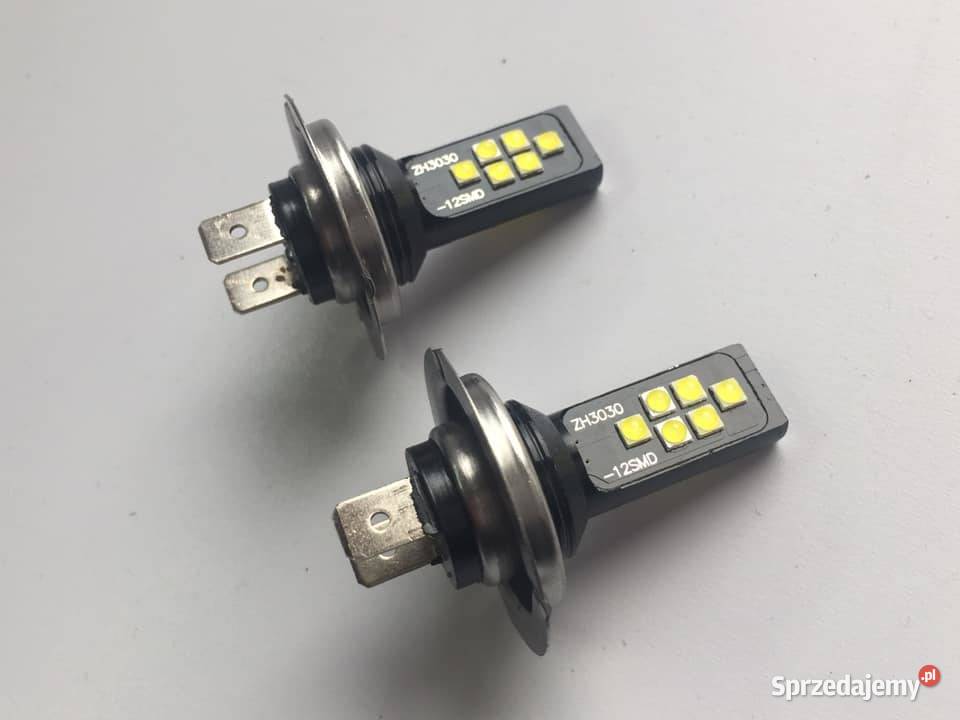 Żarówka H7 LED biała zimna 1224V mazowieckie Pomiechówek sprzedam