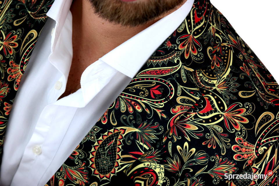 GIOVANNI PERA Marynarka Męska D612 paisley wielkopolskie Ostrów Wielkopolski