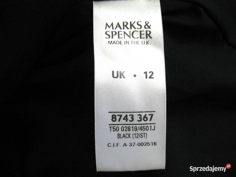 Żakiet marynarka damska 40 L biust 100 MS czarny Siedlce