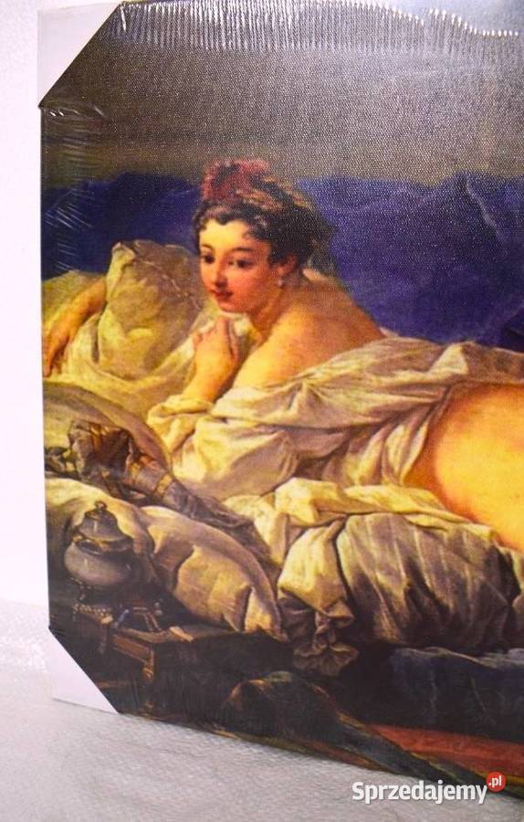 Brunetka Odalisque FBouchera 1745reprodukcja Chełmno