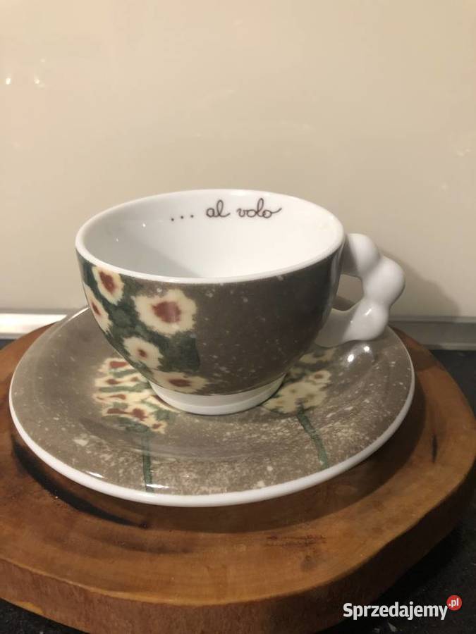 Oryginalna włoska filiżanka vintage firmy Thun wielokolorowy Ciepielów