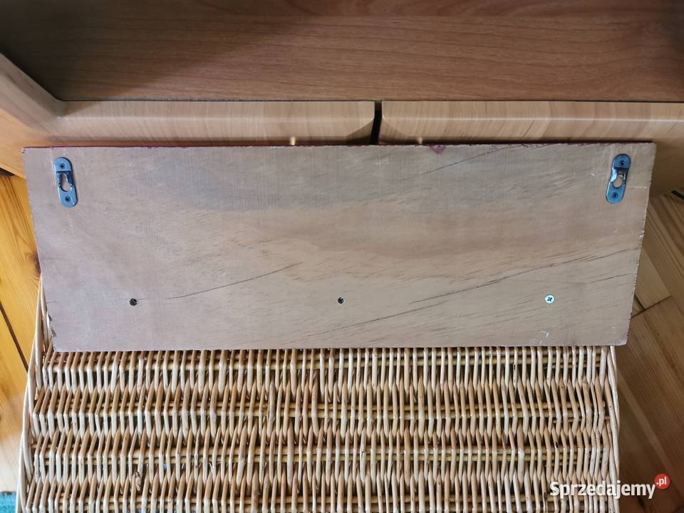 stylowy drewniany wieszak Vintage brytyjska łódzkie Łódź