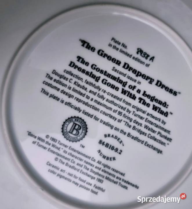 Legendarna Scarlett OHara w zielonej drapieżnej Pabianice