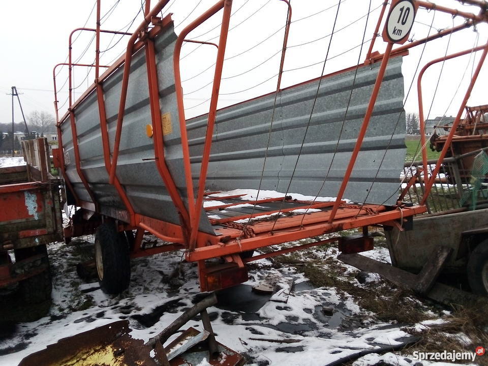 Przyczepa samozbierająca T124 Sadlno sprzedam