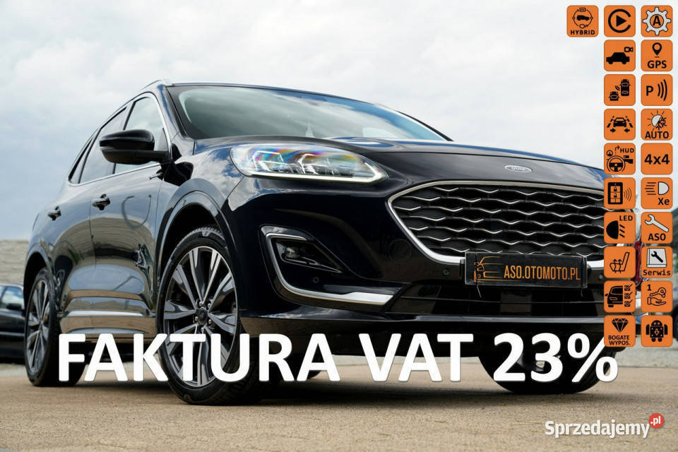 Ford Kuga VIGNALE skóra Nawi FUL LED elklapa ACC kurtyny powietrzne