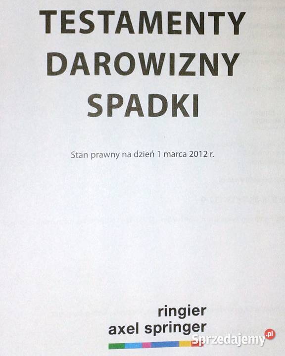 Testamenty Darowizny Spadki Michał Kozłowski Chełm
