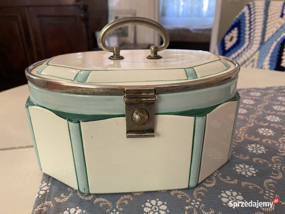 Art Deco Niemcy pudełko na ciastka Zamość sprzedam